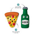 Load image into Gallery viewer, In Pizza We Crust 2pc Latex Dog Toy Set