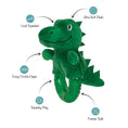 Load image into Gallery viewer, Unleash The Dino Rubber/Plush Dog Toy