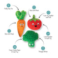 Load image into Gallery viewer, Farm To Table 3pc Mini Plush Dog Toy Set