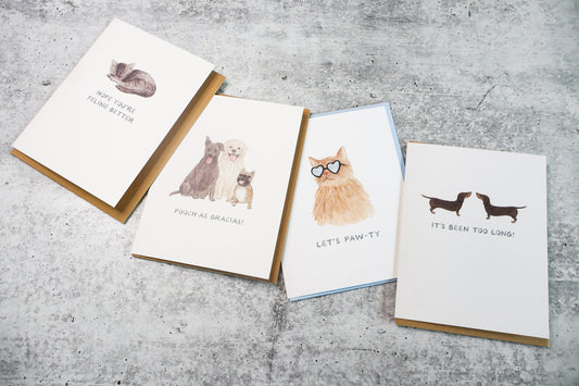 "Hope You're Feline Better" Card