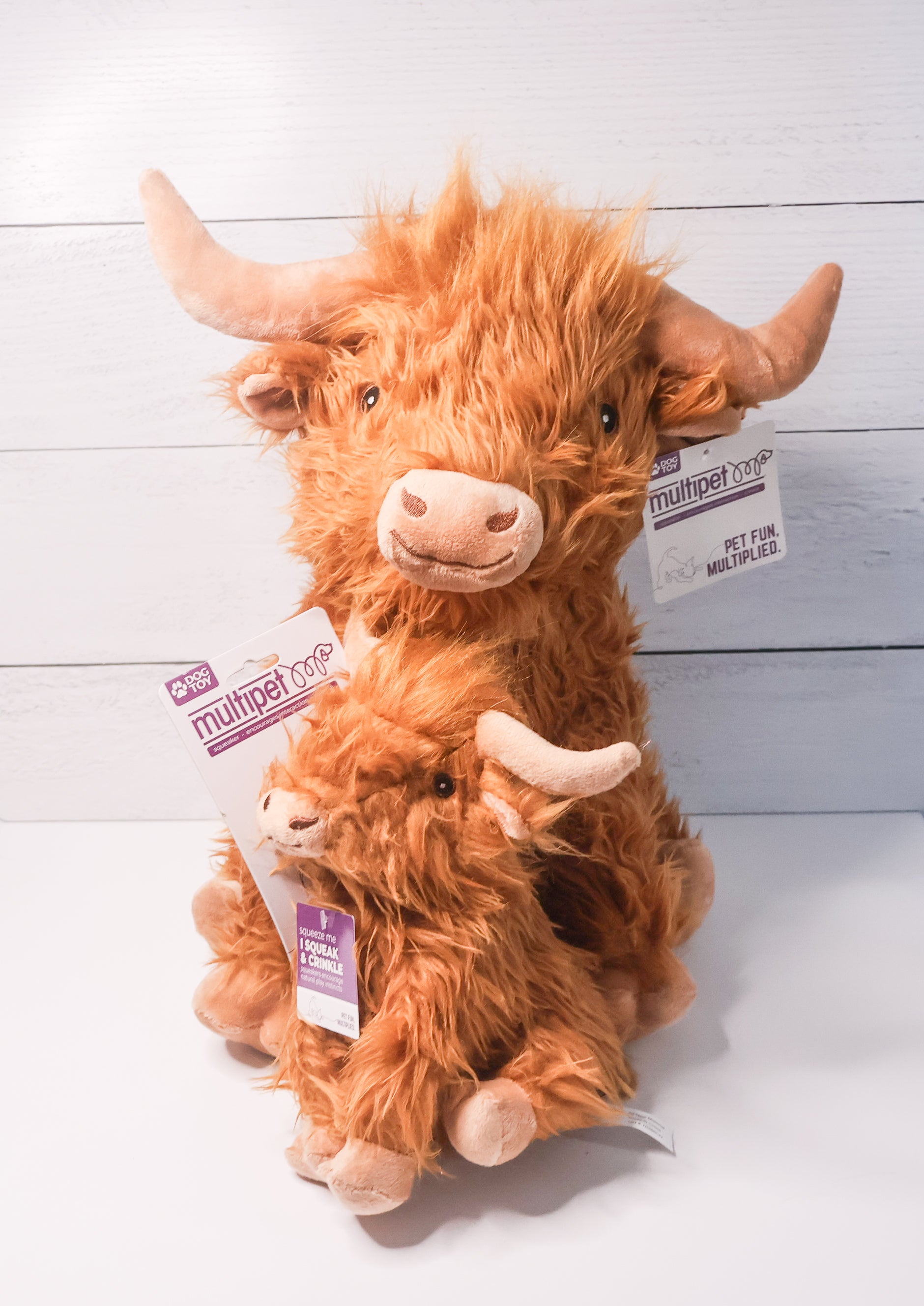 Highland Cow Dog Toy