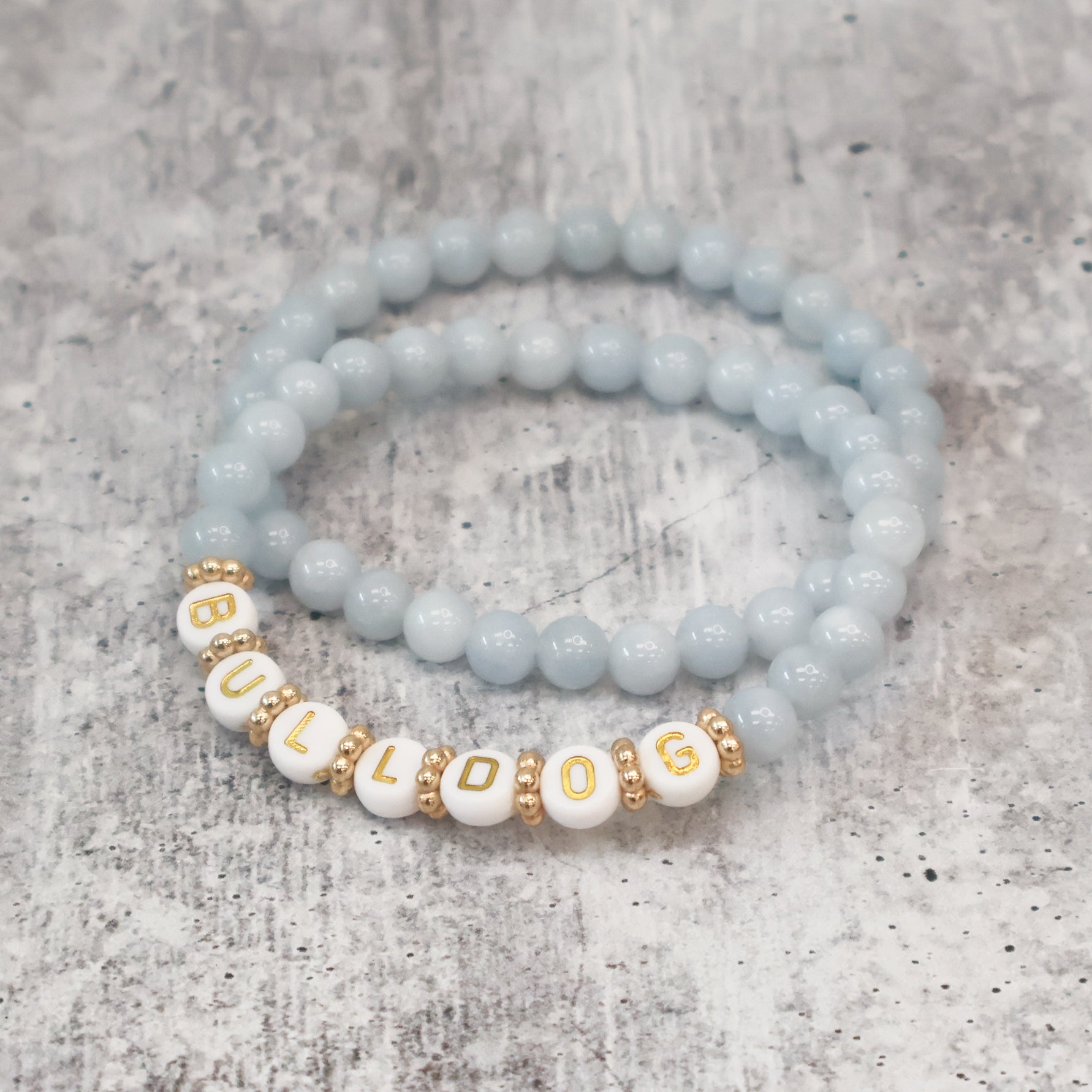 Blue Beaded Bracelets