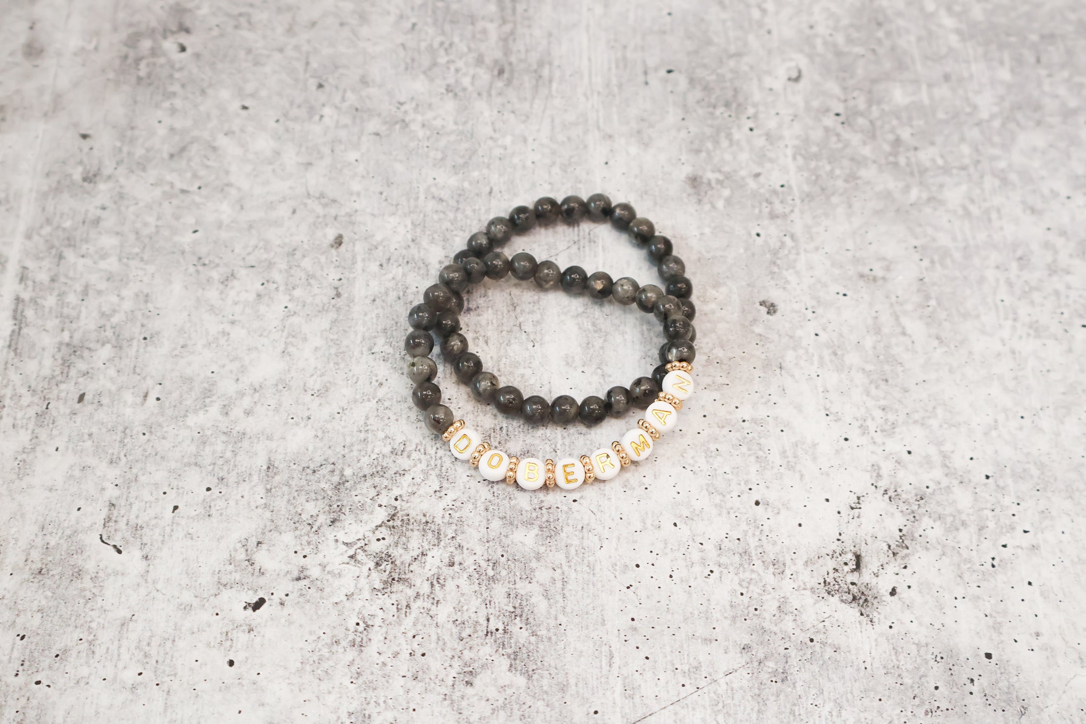Black Beaded Bracelets