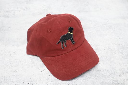 Black Lab Embroidered Hat