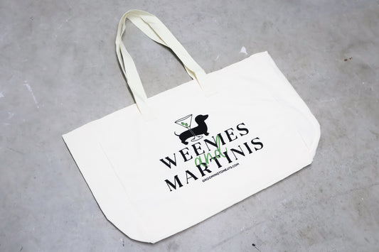 "Weenies And Martinis" Tote Bag