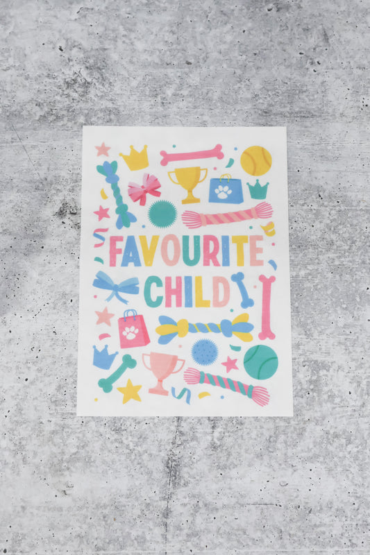 "Favorite Child" Edible Card