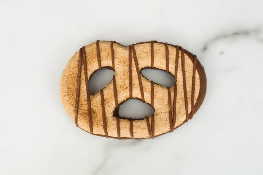 Chocolate Drizzle Pretzel Cookie