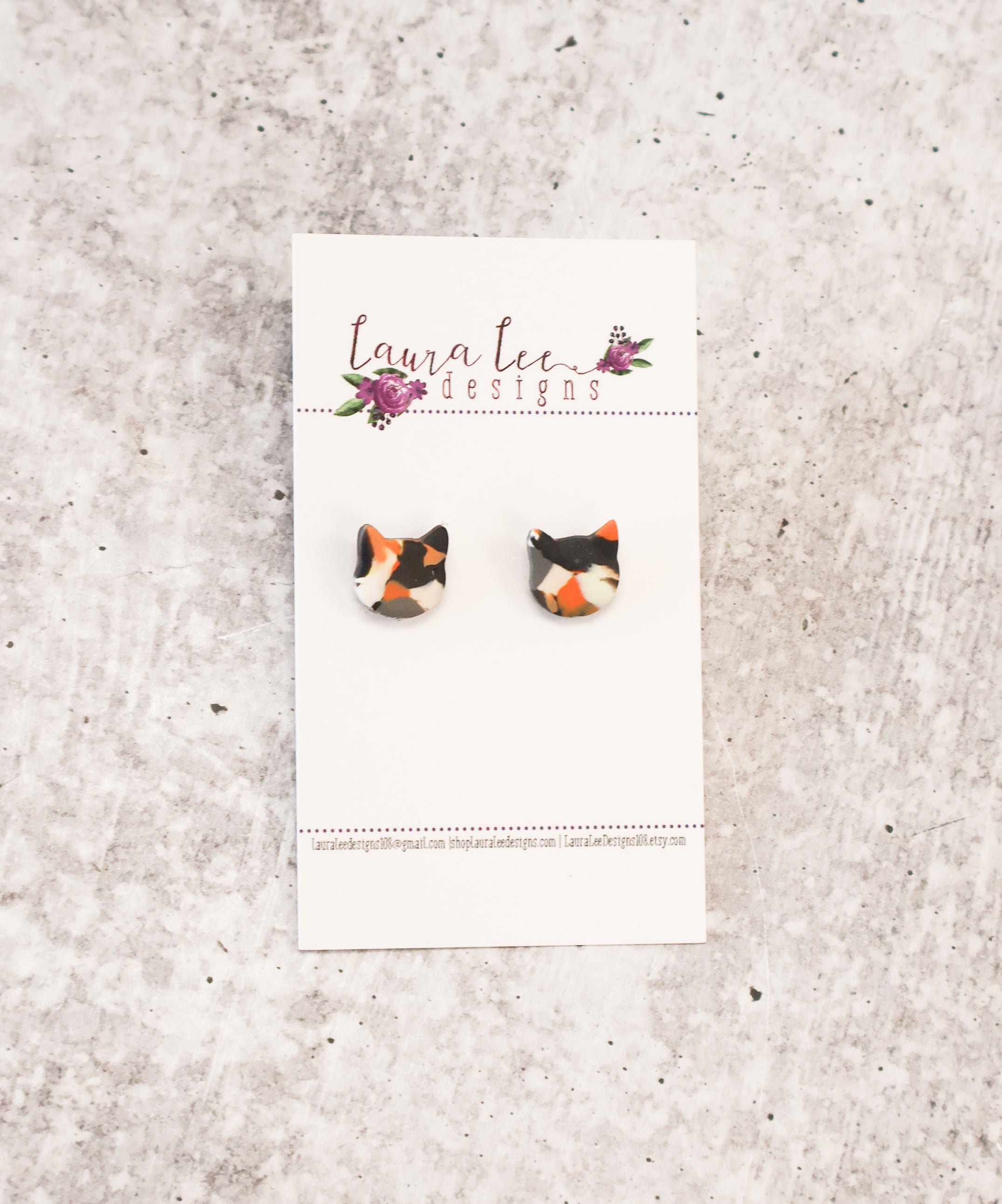 Laura Lee Designs Cat Earrings