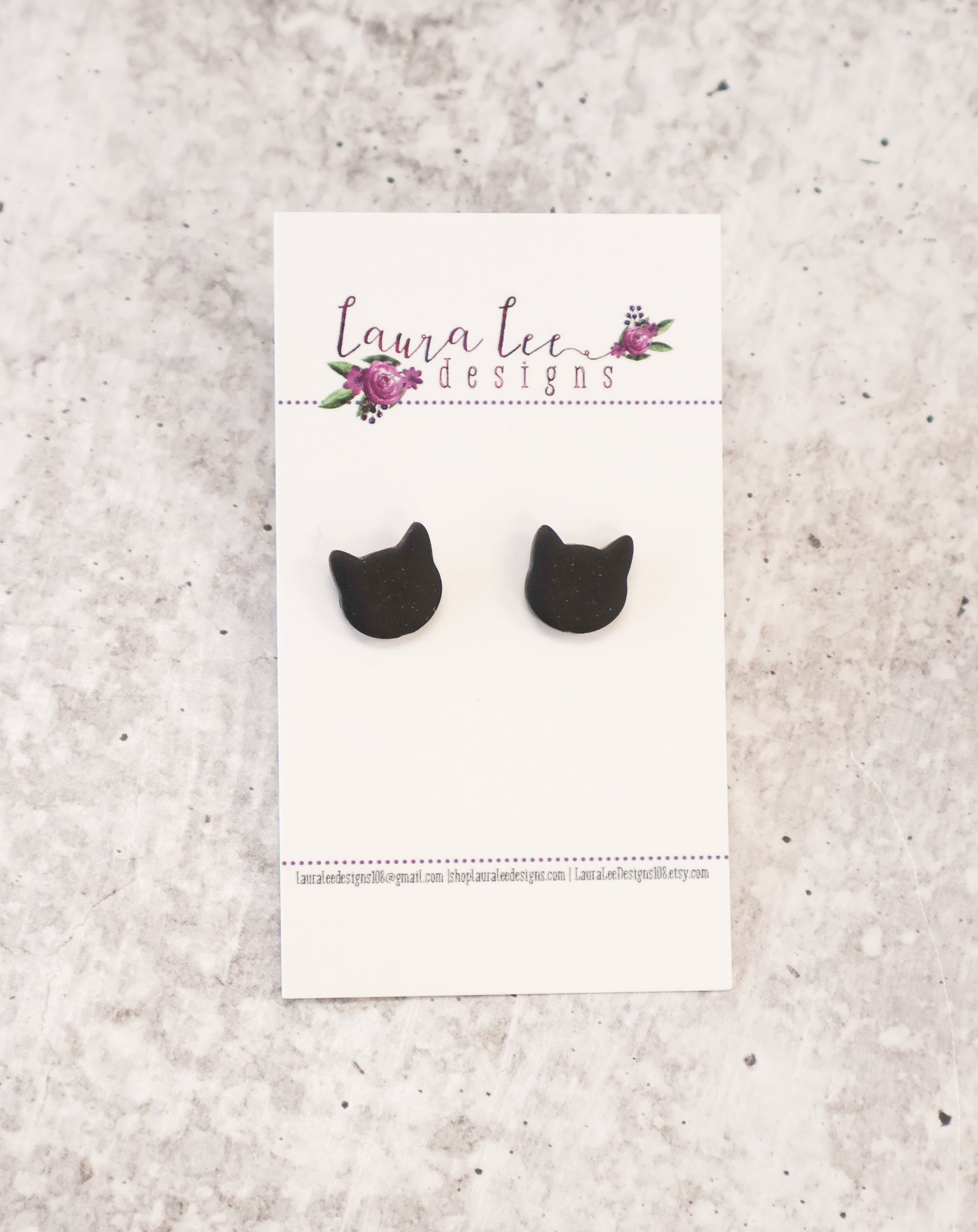 Laura Lee Designs Cat Earrings