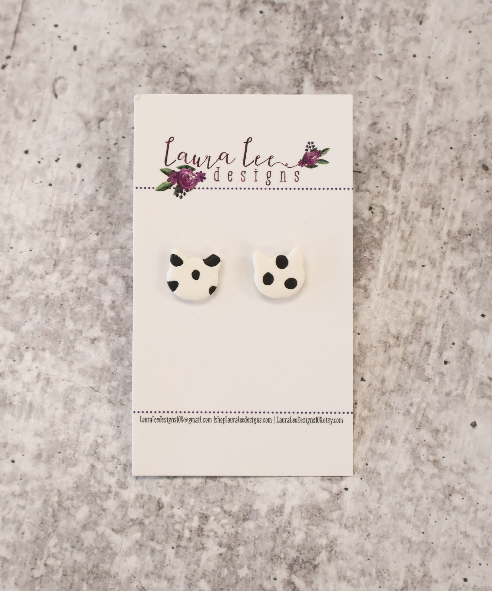 Laura Lee Designs Cat Earrings