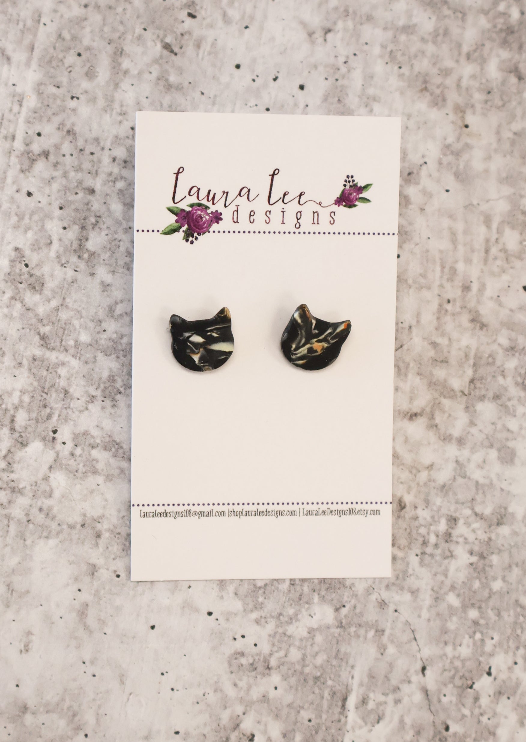 Laura Lee Designs Cat Earrings