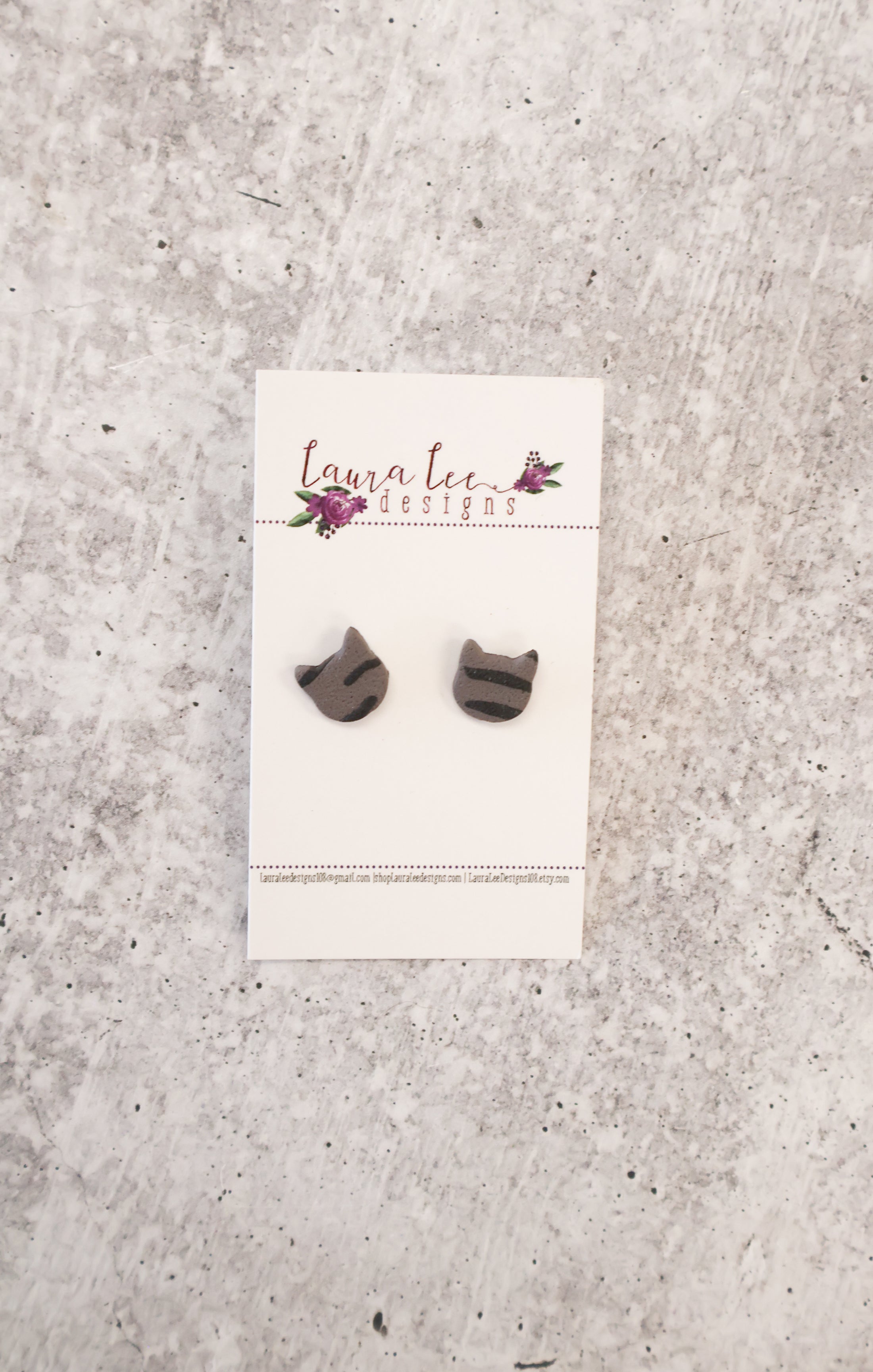 Laura Lee Designs Cat Earrings