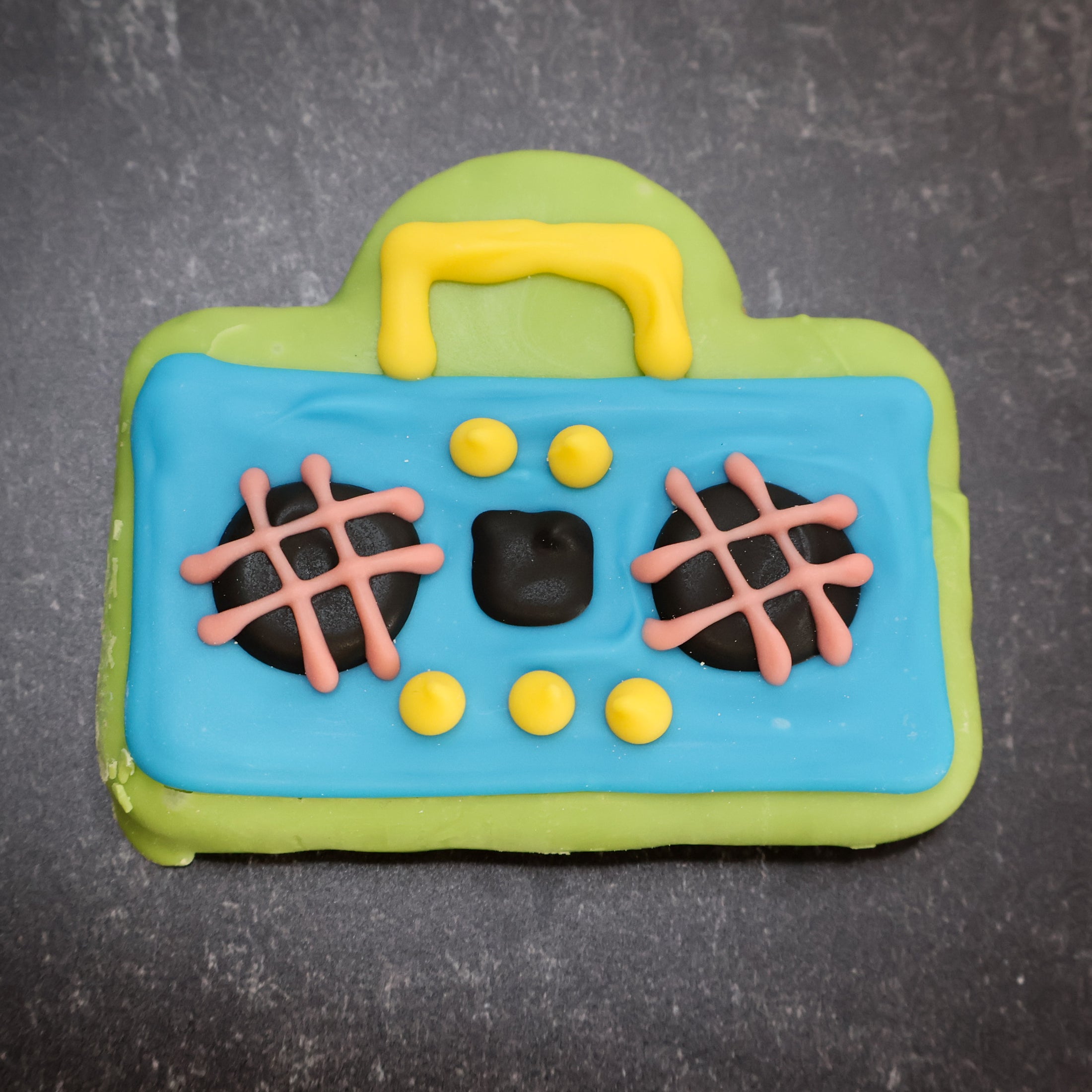 Boom Box 90's Themed Cookie