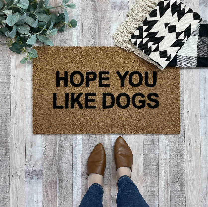 Hope You Like Dogs Doormat