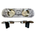 Load image into Gallery viewer, Funky Flies - BoomBox Dog SkateBowls - Elevated Dog Bowl