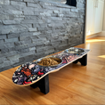 Load image into Gallery viewer, Funky Flies - Doggy Pack SkateBowl - Elevated Dog Bowl