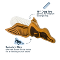 Load image into Gallery viewer, TALL TAILS DOG NATURAL LEATHER QUACKER 15 INCHES
