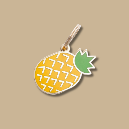 Pineapple Pet Id Tag