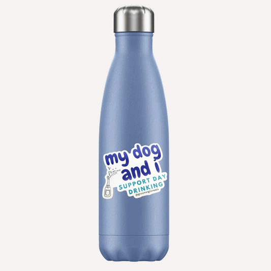 My Dog And I Support Day Drinking Sticker