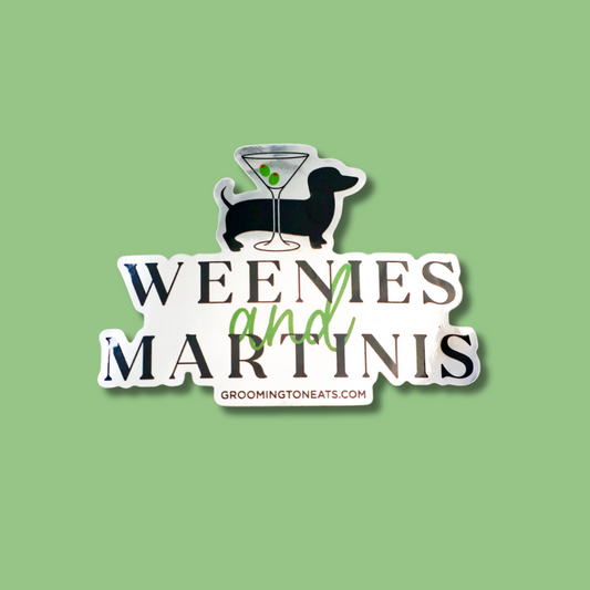 Weenies And Martinis Sticker