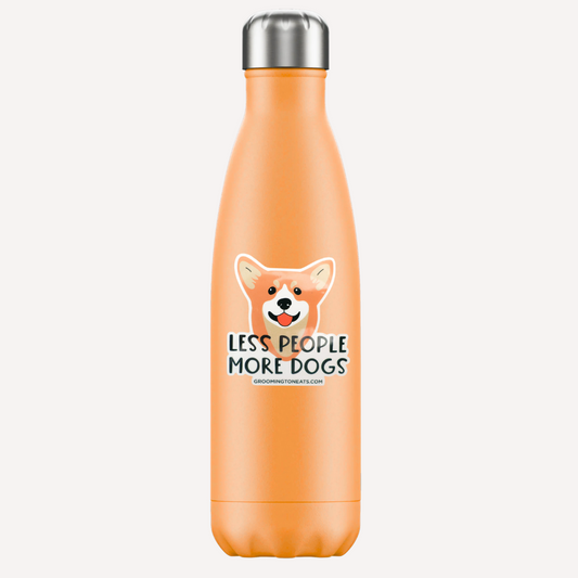 Less People More Dogs Corgi Sticker