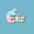 Load image into Gallery viewer, Cupcakes & Cats Sticker