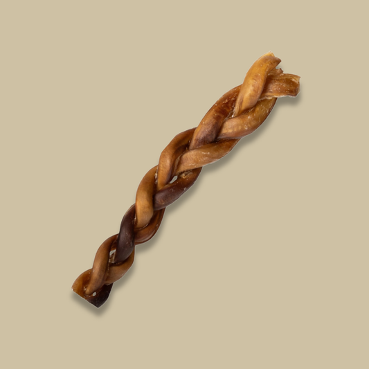 6'' Lamb Braided Taffy Stick
