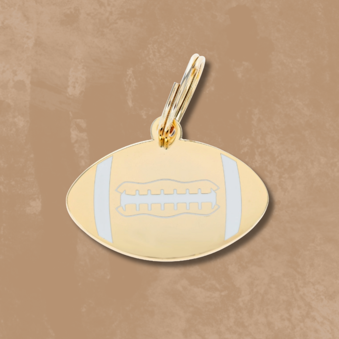 Football Pet Id Tag