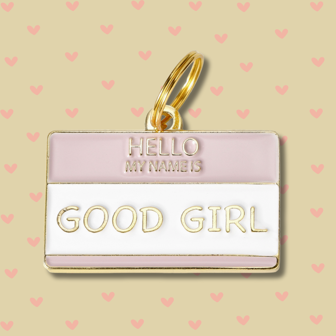 Good Girl Pet Id Tag