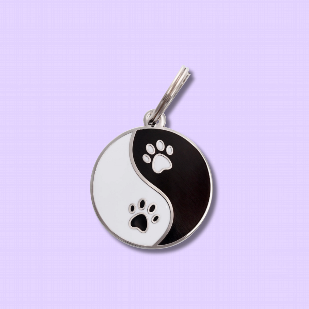 Yin Yang Pet Id Tag