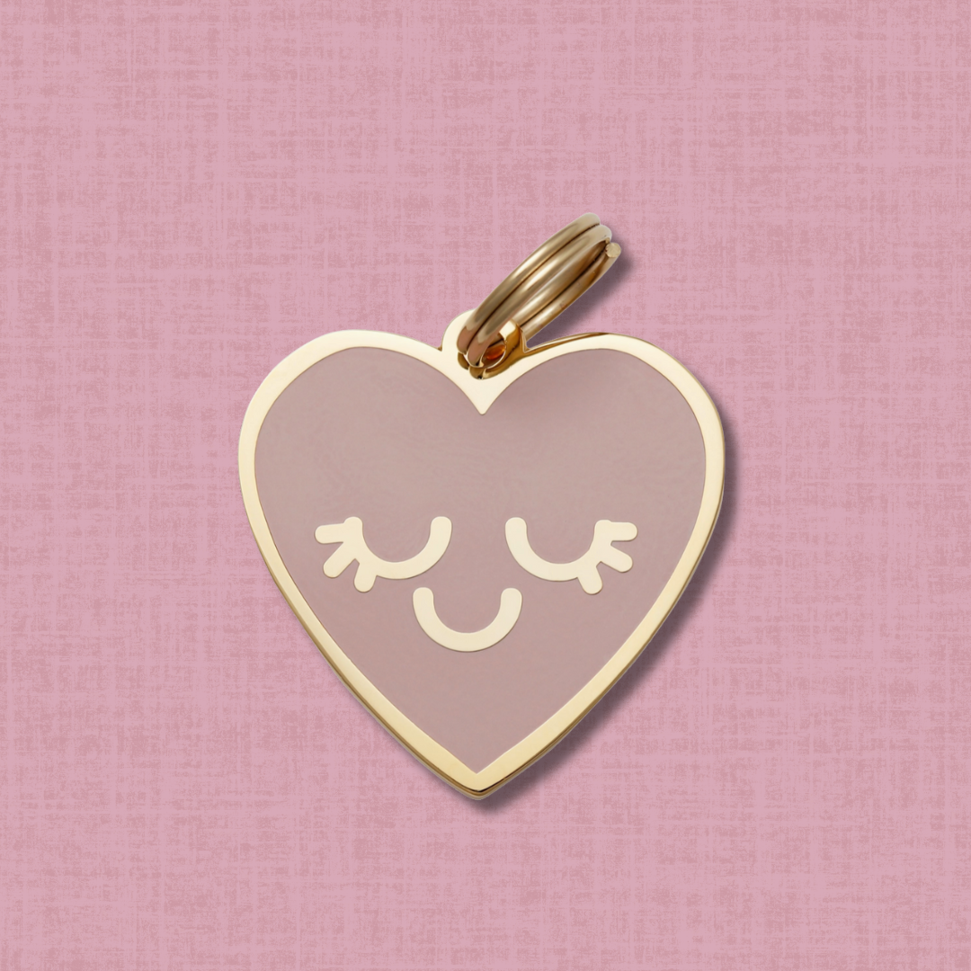 Happy Heart Pet Id Tag