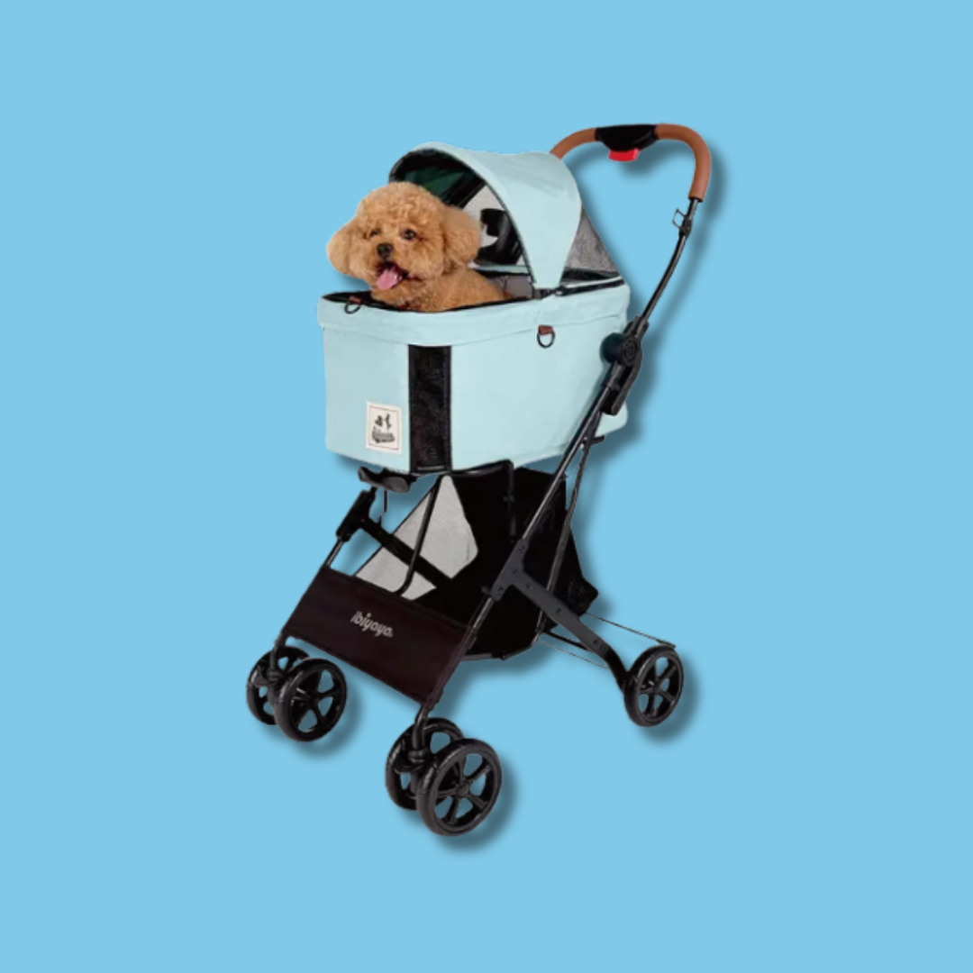 Tri-Fold Pet Travel System Medium Dog-Cat Stroller