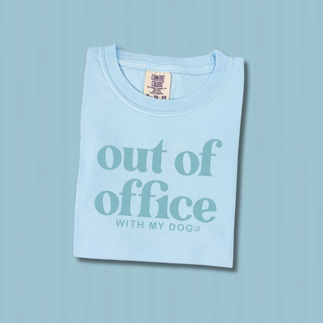 Out of Office Dog Mom Tee