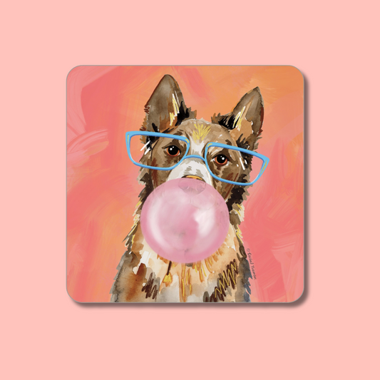 Puppy Bubble on the Bright Side Coaster