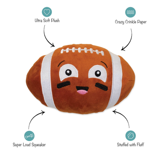 I Wanna Be A Baller Plush Dog Toy