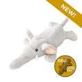 Load image into Gallery viewer, Stuffless Elephant Squeaker Dog Toy