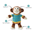 Load image into Gallery viewer, Coco Bananas Plush Dog Toy
