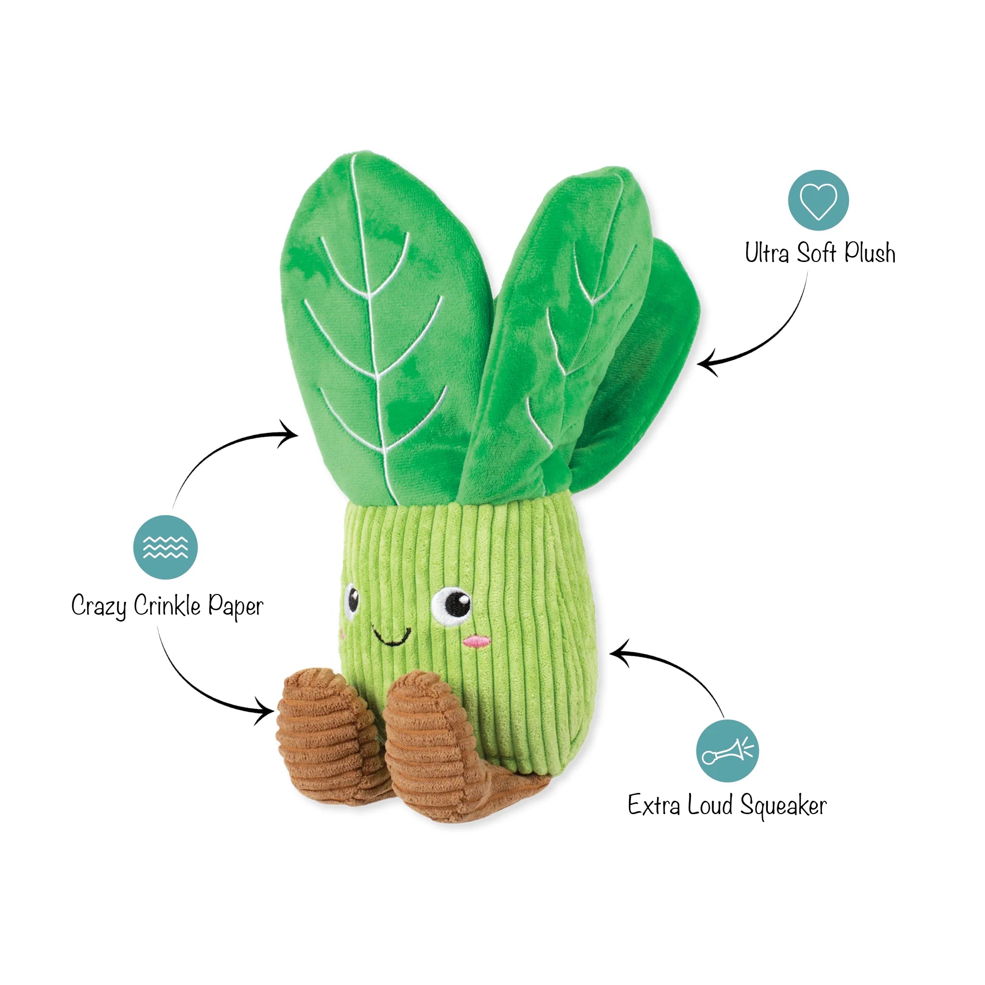 I'll Be Bok Plush Dog Toy