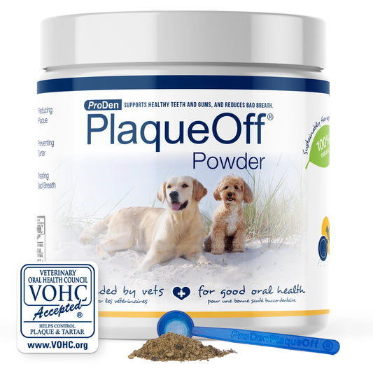 PRODEN DOG & CAT PLAQUEOFF POWDER 420 GRAMS MINI TUB