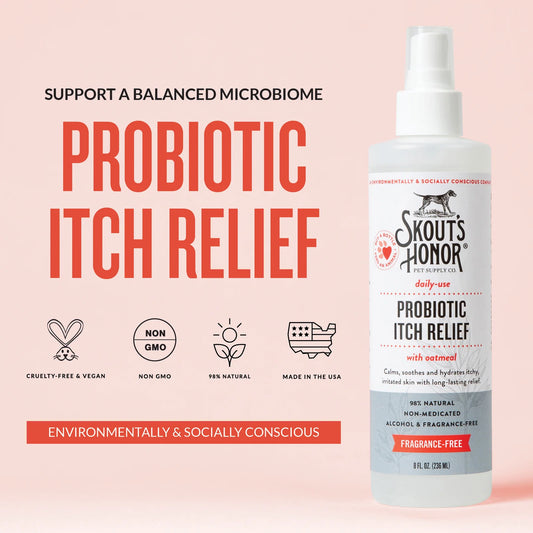 SKOUT'S HONOR DOG PROBIOTIC ITCH RELIEF 8OZ