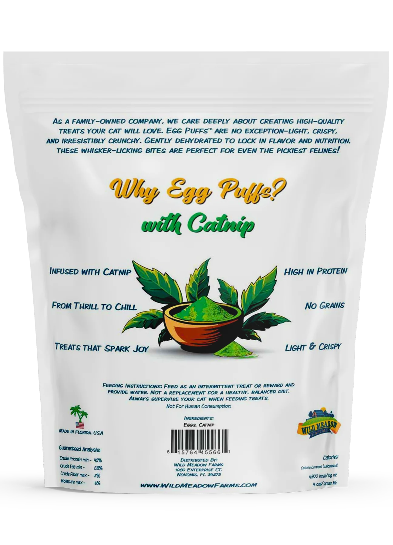 Egg Puffs for Cats with Catnip