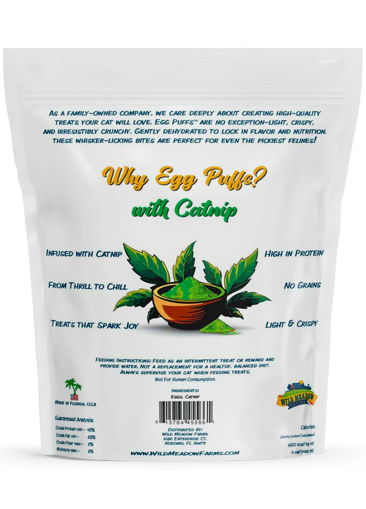 Egg Puffs for Cats with Catnip