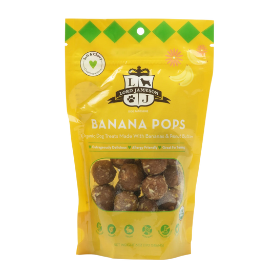 Banana Pops Organic Dog Treats