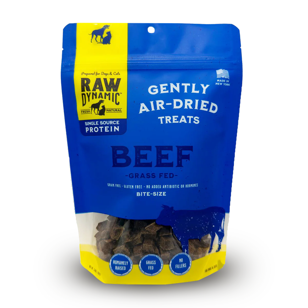 Gently Air-Dried Beef Treats - Raw Dynamic