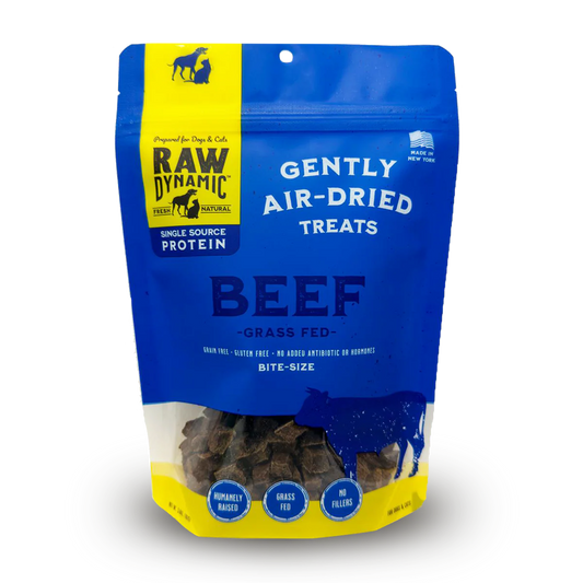 Gently Air-Dried Beef Treats - Raw Dynamic