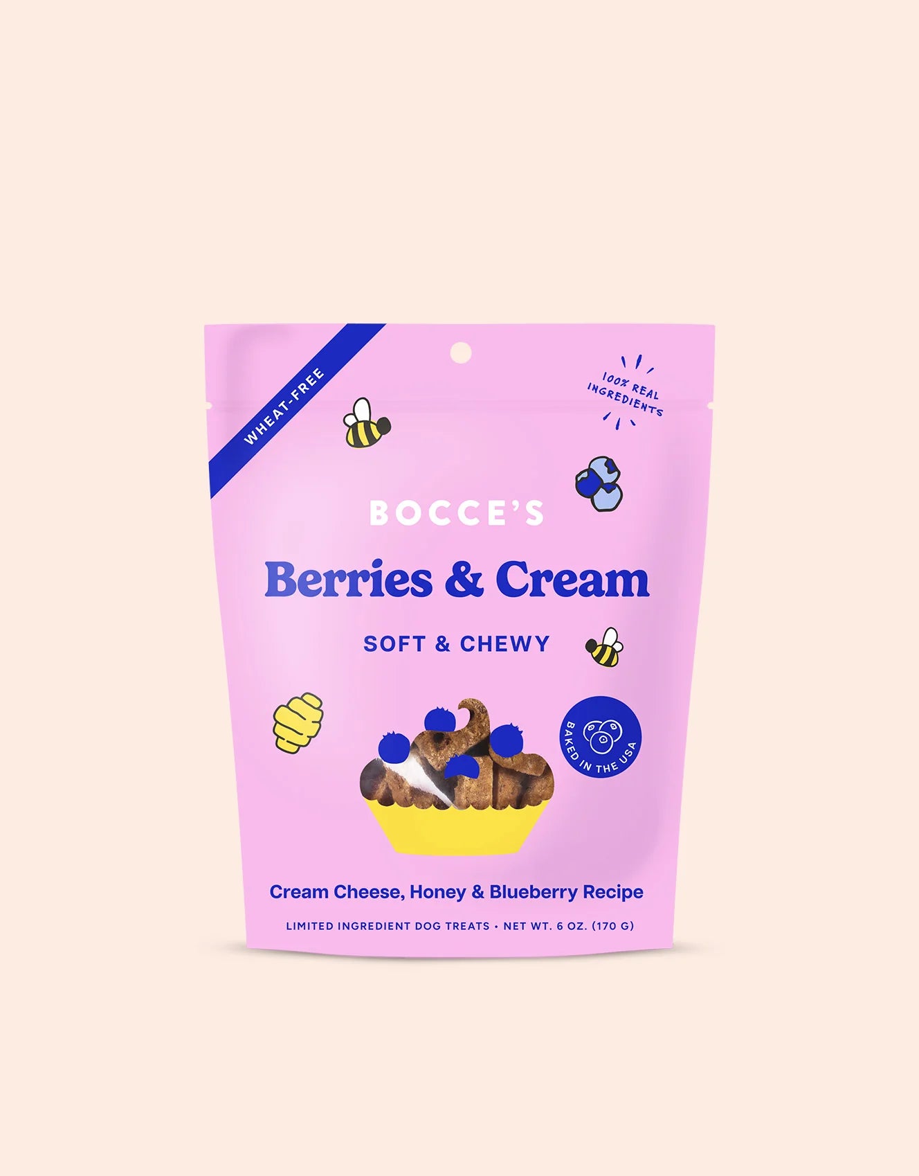 Bocce's Berries & Cream - Soft & Chewy Treats
