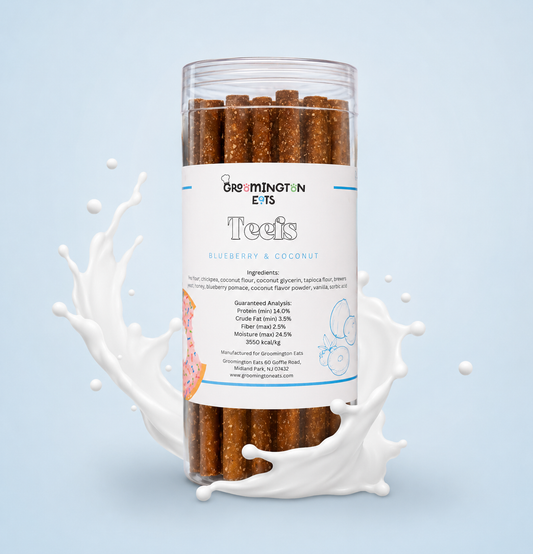 Blueberry & Coconut Dental Chews - Groomington Eats