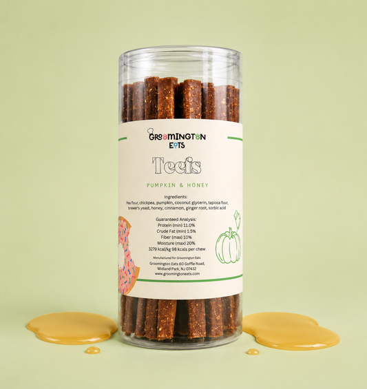 Pumpkin & Honey Dental Chews - Groomington Eats