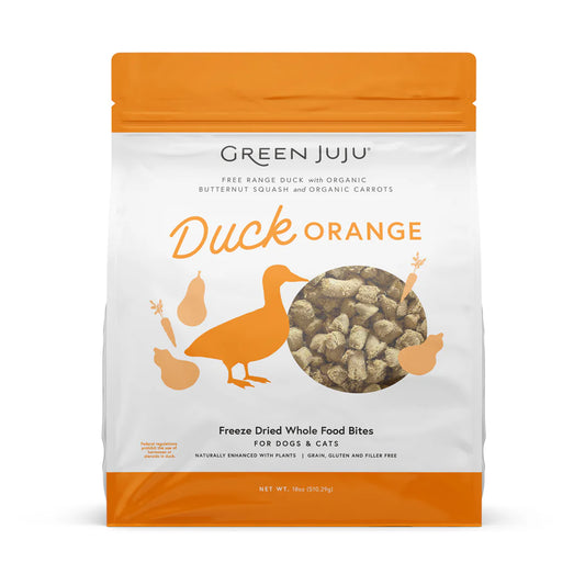 Duck Orange Whole Food Bites Freeze-Dried Treat / Topper 7.5oz