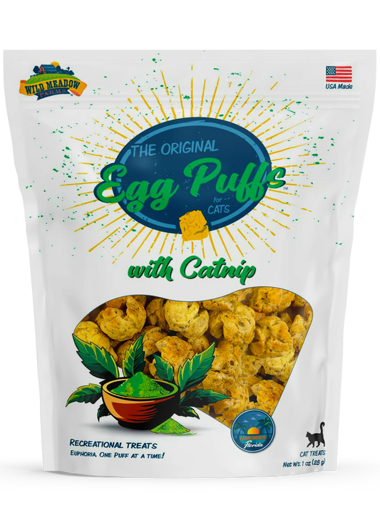 Egg Puffs for Cats with Catnip